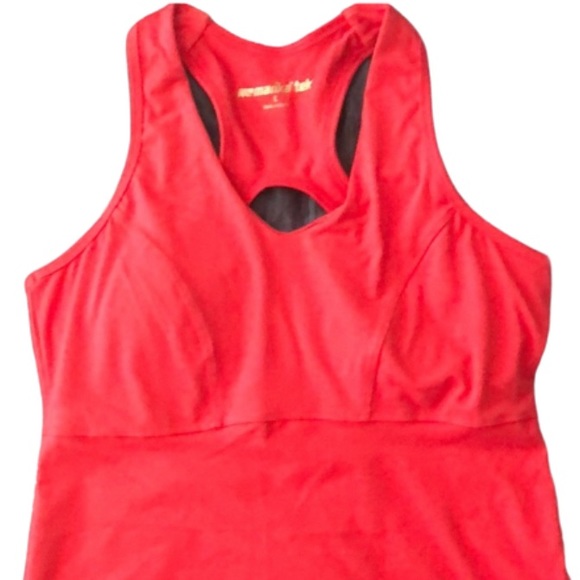 Mereika Tek Ladies Tank Top Built-in Bra, Sz Large - Picture 3 of 4